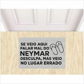 Tapete Se Veio Falar Mal Do Neymar Cor Prata.