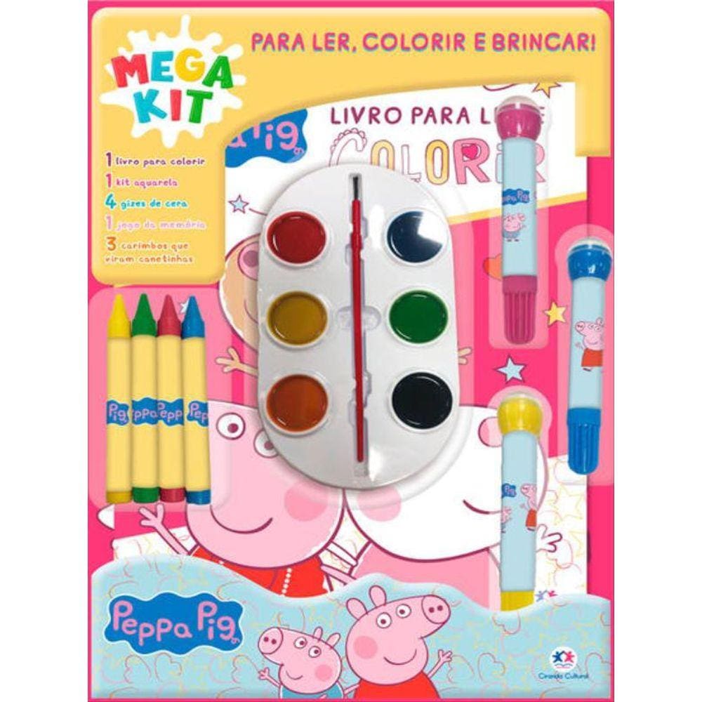 Peppa Pig - Ler, Colorir E Brincar