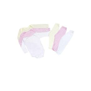 Kit Bebê Menina 3 Conjuntos Body com Calça Mijão - Latic Kids