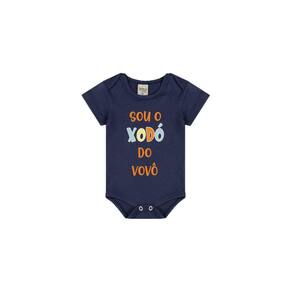 Body Infantil Menino Sou o Xodó do Vovô Azul Marinho - Didiene