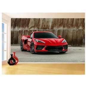 Papel De Parede Carro Corvette Chevrolet Chevy 3,5M Car60