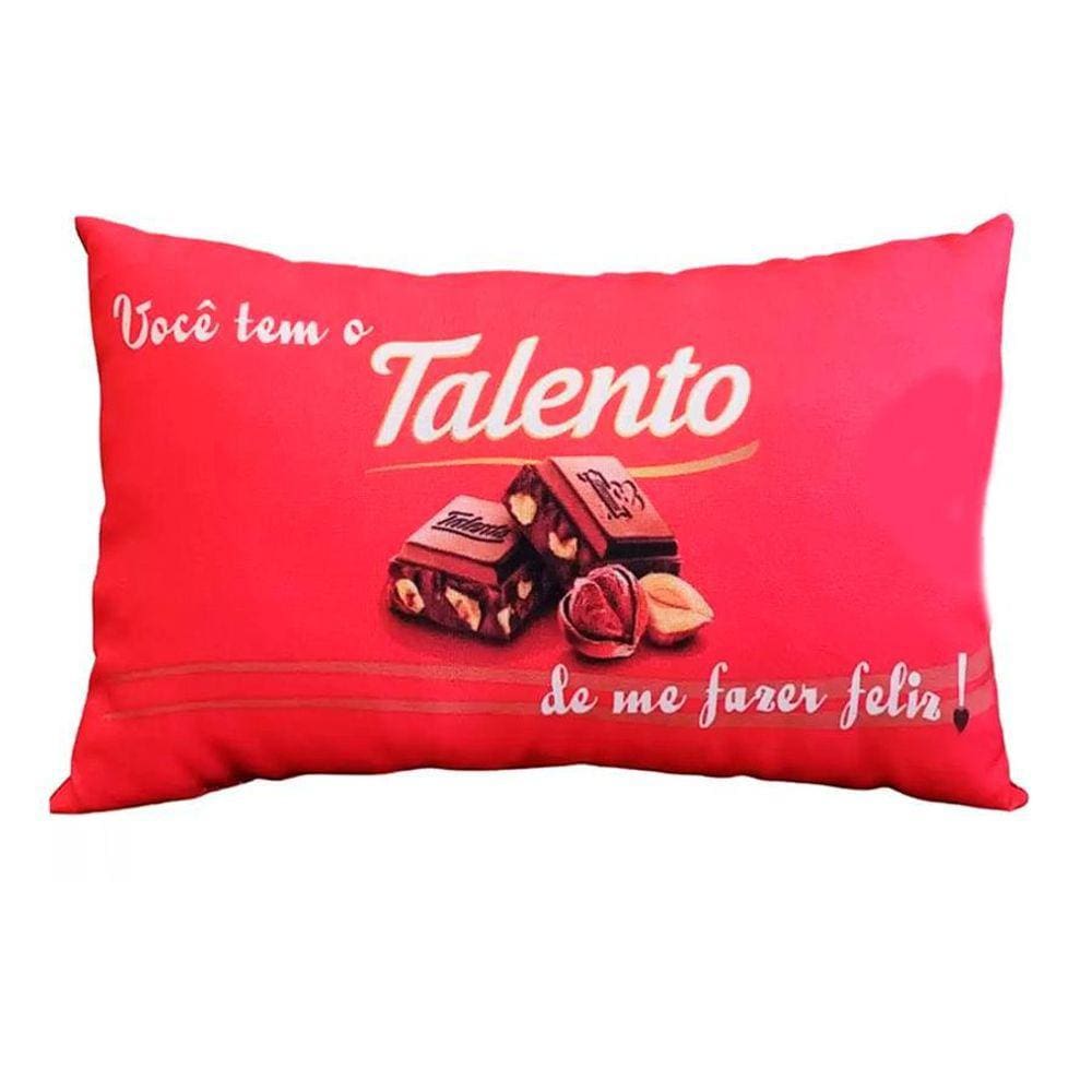 Almofada Vermelha 38x23cm - Decoração Festas e Presente