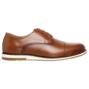 Sapato Casual Oxford Masculino Pontilhado Cafe