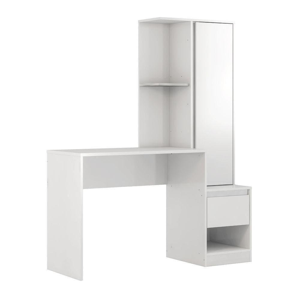 Escrivaninha Com Armário 1 Porta Office Morada Branco 29800