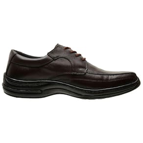 Sapato Social Confort Masculino Com Cadarco Cafe