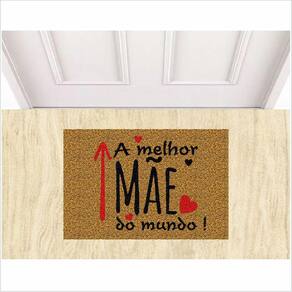 Tapete A Melhor Mãe Do Mundo, Medida Porta.