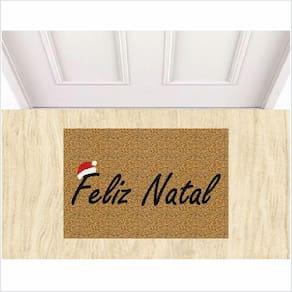 Tapete Decoração De Natal Gorro Papai Noel. Decoração De Feliz Natal Para Quarto Sala Banheiro