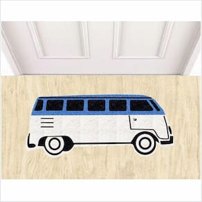 Tapete Kombi Carro No Formate, Tapetes Para Porta Decoração