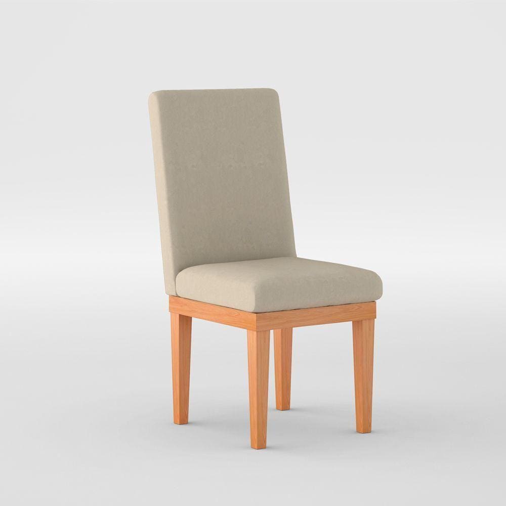 Cadeira Reforçada Para Mesa De Jantar bege