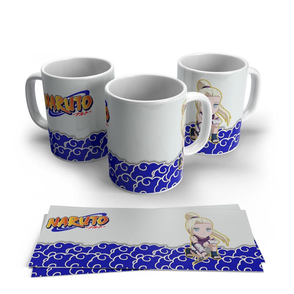 Caneca de Porcelana Naruto Ino Personagens
