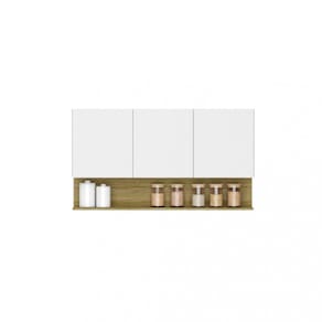 Armário Aéreo 3 Portas 120cm Line Kits Paraná