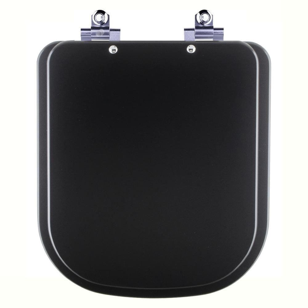Assento Sanitário Soft Close Axis Ébano Fosco (Preto Fosco) para vaso Deca
