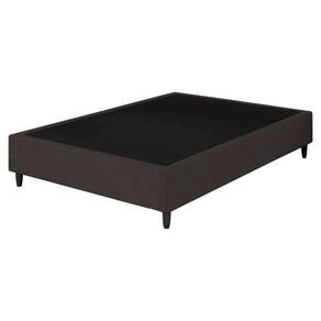 Base Box Casal Reforçada Itália 37x138x188cm Arte Cúbica Marrom