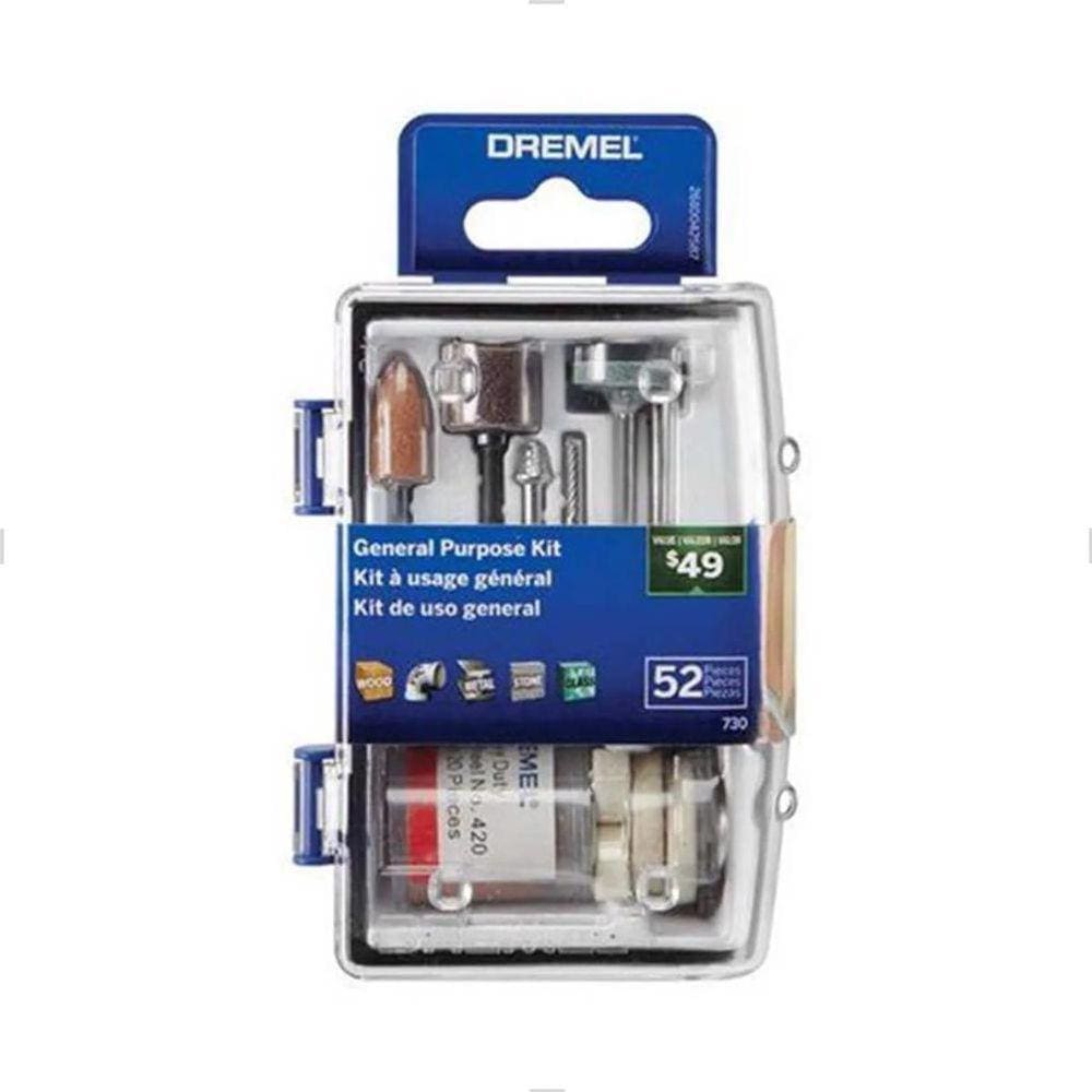 Kit Acessórios Para Micro Retifica 52 Peças 730 Dremel