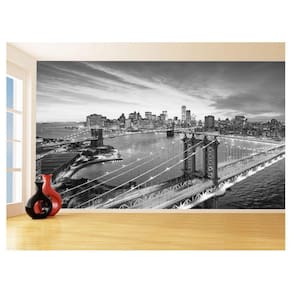 Papel De Parede Cidade Ponte Prédios New York 3,5M Ncd280