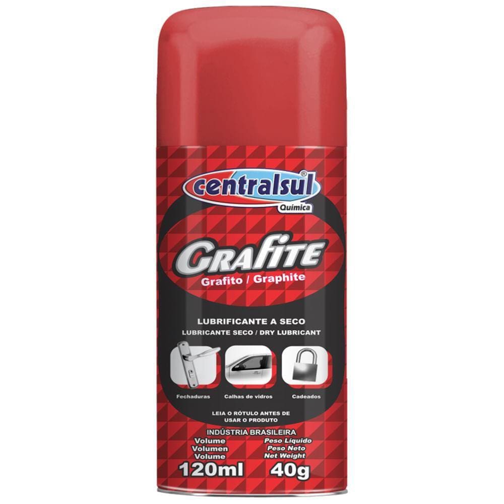Grafite Spray Lubrificante 120ml Centralsul 002096-6