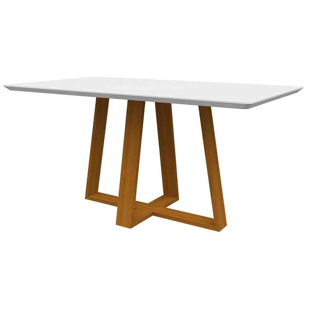 Mesa Lectus 160X90Cm - Ypê/Off White