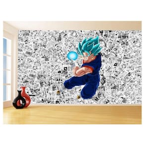 Papel De Parede Dragon Ball Goku Vegetto Anime 3,5M Dbz611