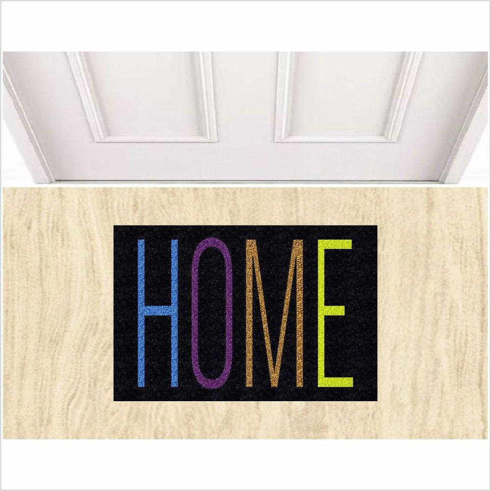 Tapete Home Colorido Cor De Fundo Preto