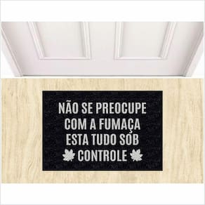 Tapete Divertido Não Se Preocupe Com A Fumaça