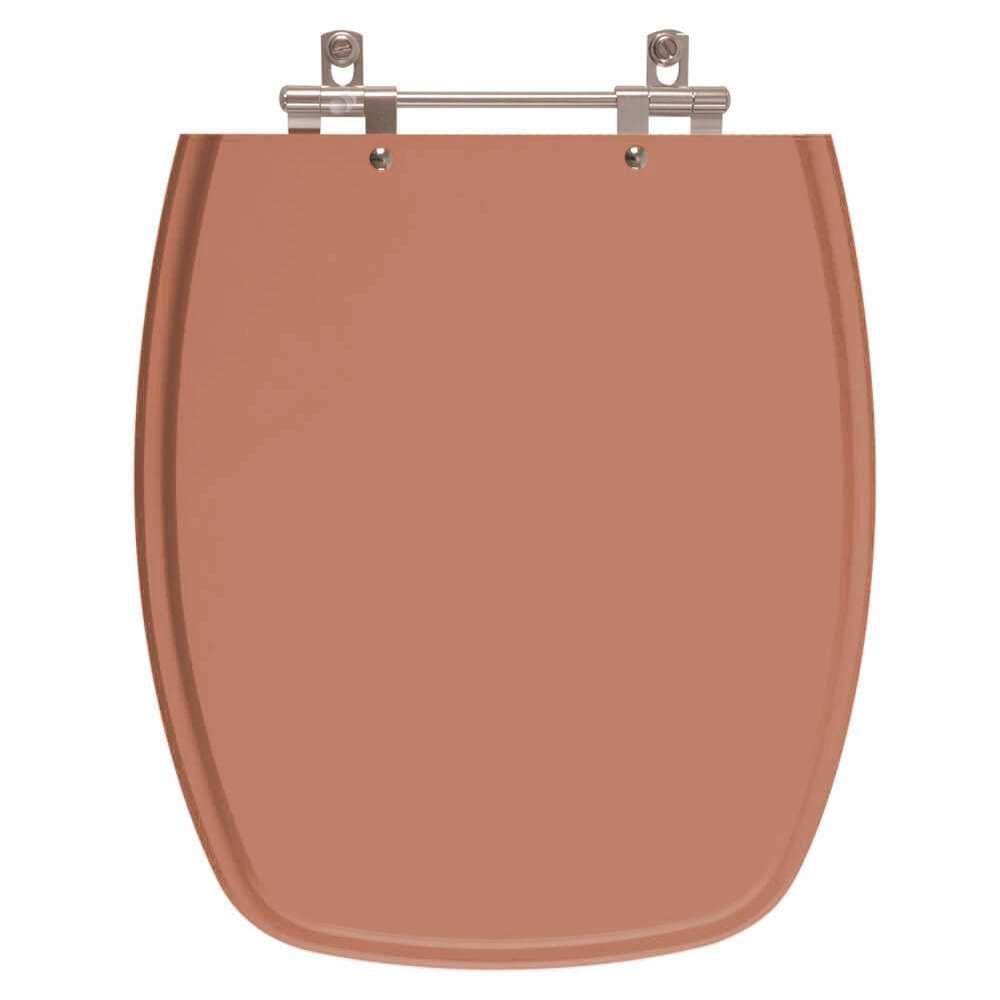 Assento Sanitário Laqueado Stylus Coral 11 para vaso Celite