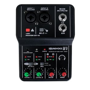 Mesa De Som Interface 2 Canais Multpista Soundvoice Delphi01