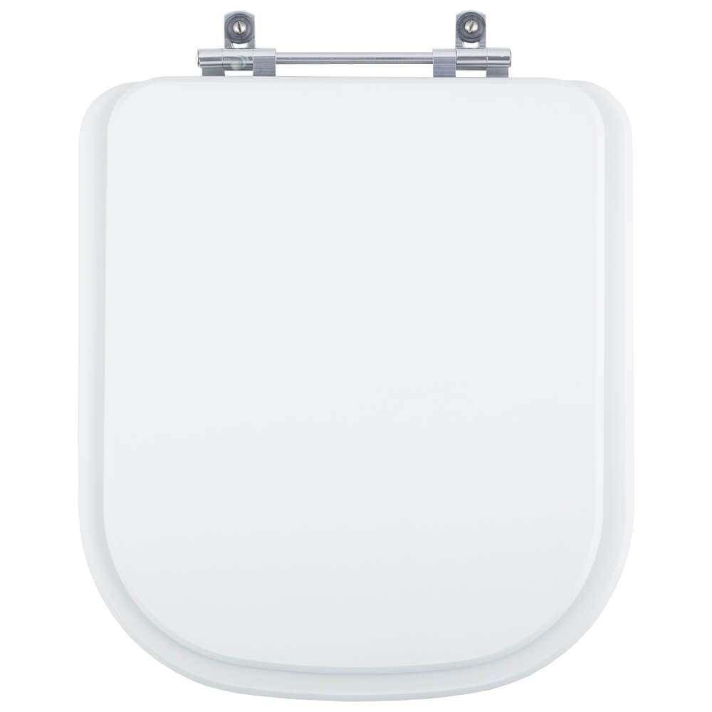 Assento Sanitário Poliéster Lyon Branco para vaso Sensea