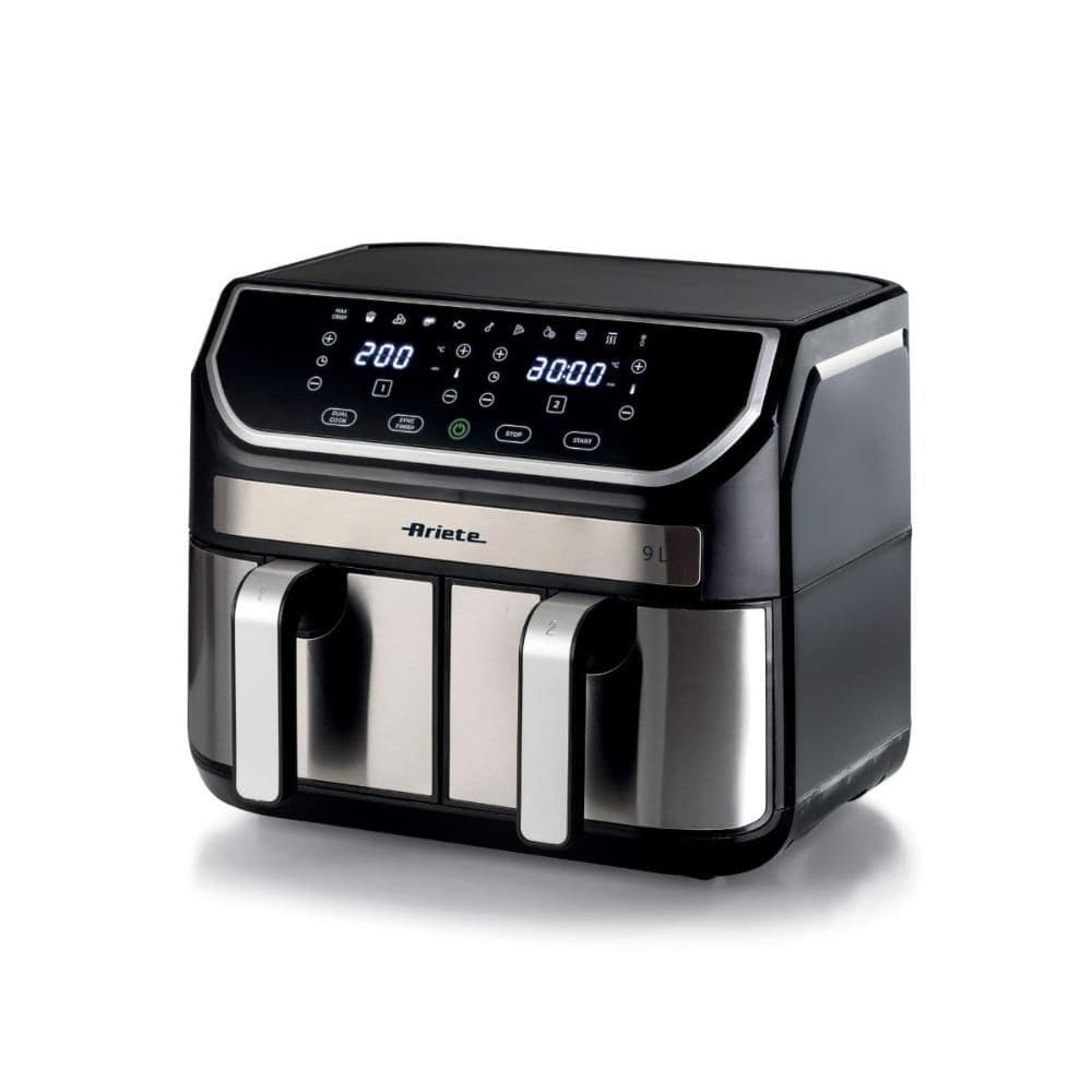Fritadeira Air Fryer Dual 9L Metal Ariete 4625 Com Cesto Duplo (4,5L x 2) 2100W 220V