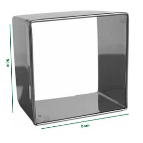 Cortador Quadrado Brownie, Bolo e Massas 5x5 Inox