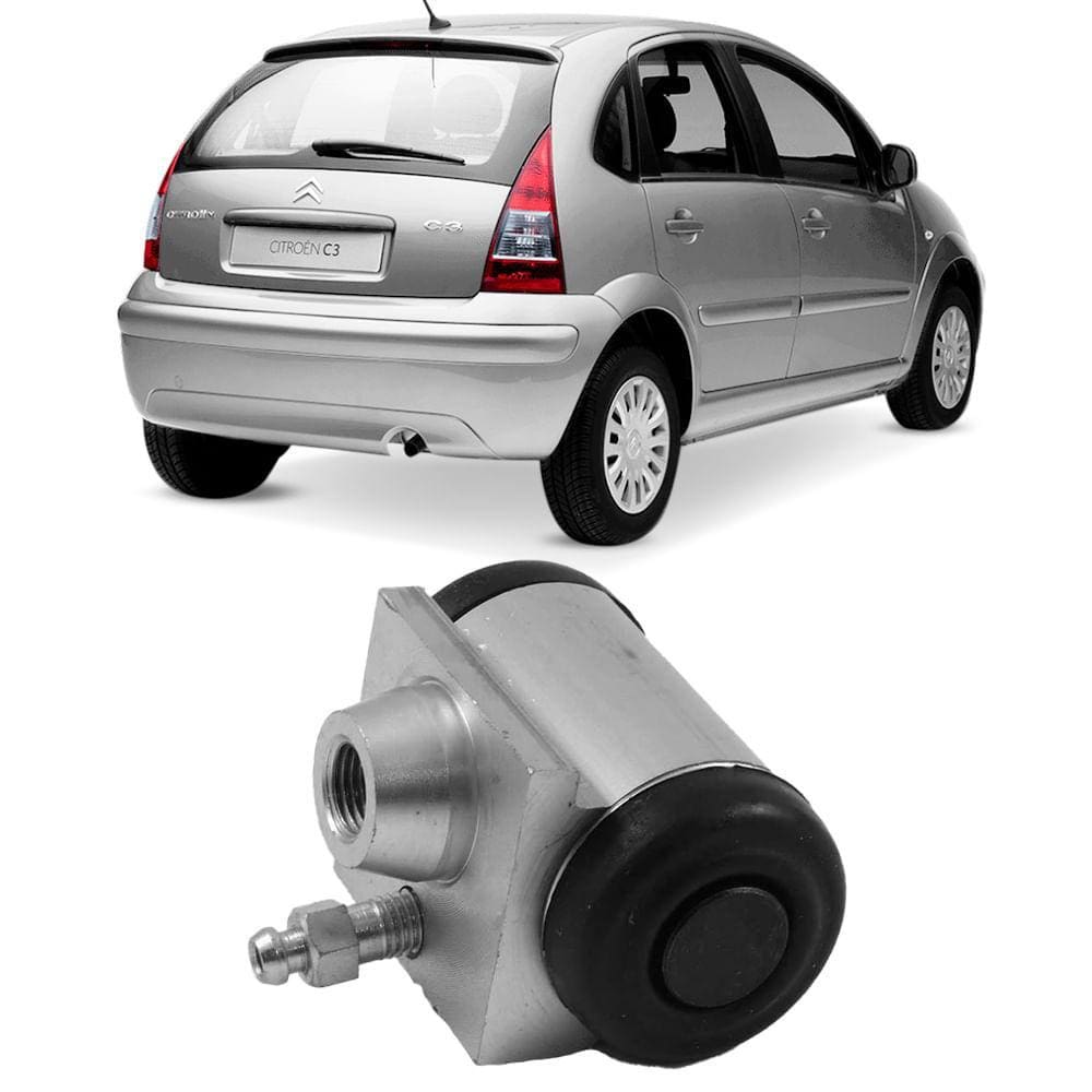 Cilindro Burrinho Roda Traseiro Citroen C3 2010 a 2012