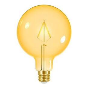 Lâmpada Vintage Filamento De Led Retrô G125 Âmbar Bivolt
