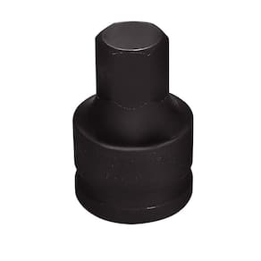 Soquete De Impacto Ponta Hexagopnal Em Aço Cromo Molibdênio 19 Mm - Encaixe 3/4`` Pro