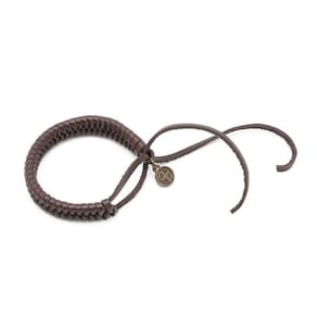 Pulseira Couro Trançada de São Bento