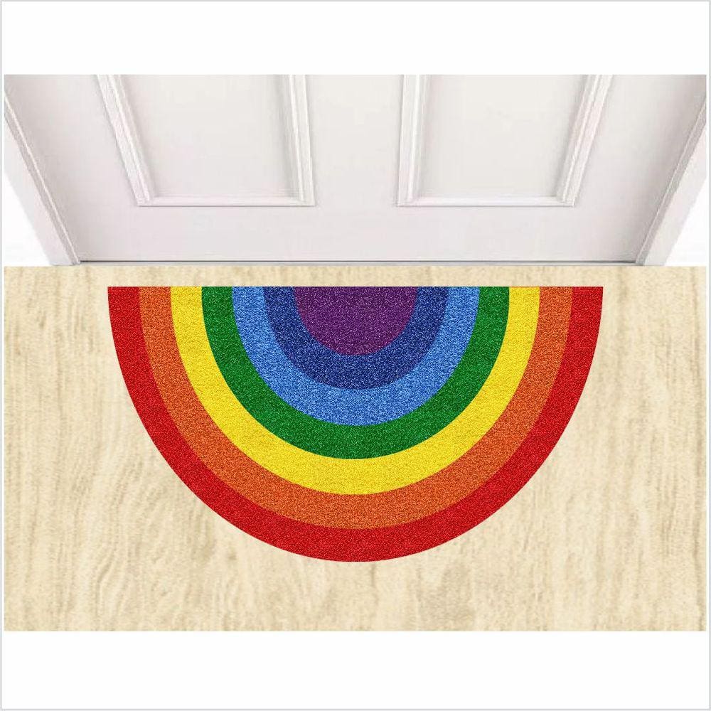Tapete Formato Arco Íris, Muito Colorido E Divertido, Para Quarto Sala Banheiro Cozinha.