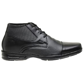 Bota Social Confort Masculino Preto