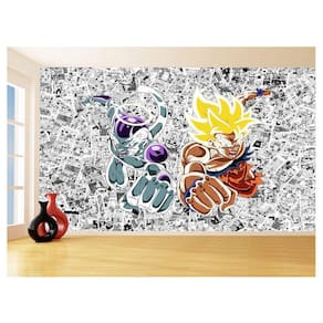 Papel De Parede Dragon Ball Goku Página Manga 3,5M Dbz531