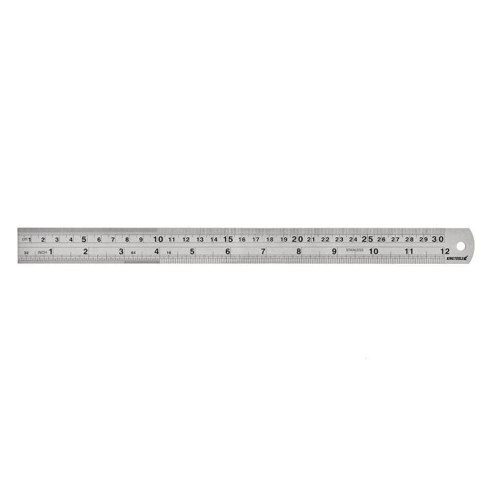 Escala Graduada De Aço Inoxidável - Cap. 500mm/20" - Dimensões 500 X 28 X 1mm - Ref. 600.005