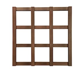 Treliça Jardim Vertical Eucalipto 50x50 cm Stain Nogueira
