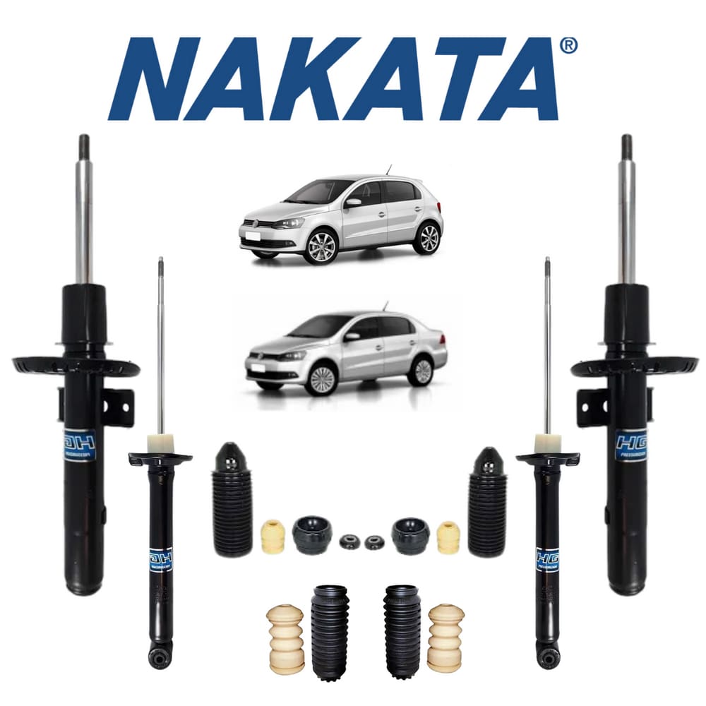 Jogo Amortecedor Nakata + Kit Batente Voyage 2008 A 2020