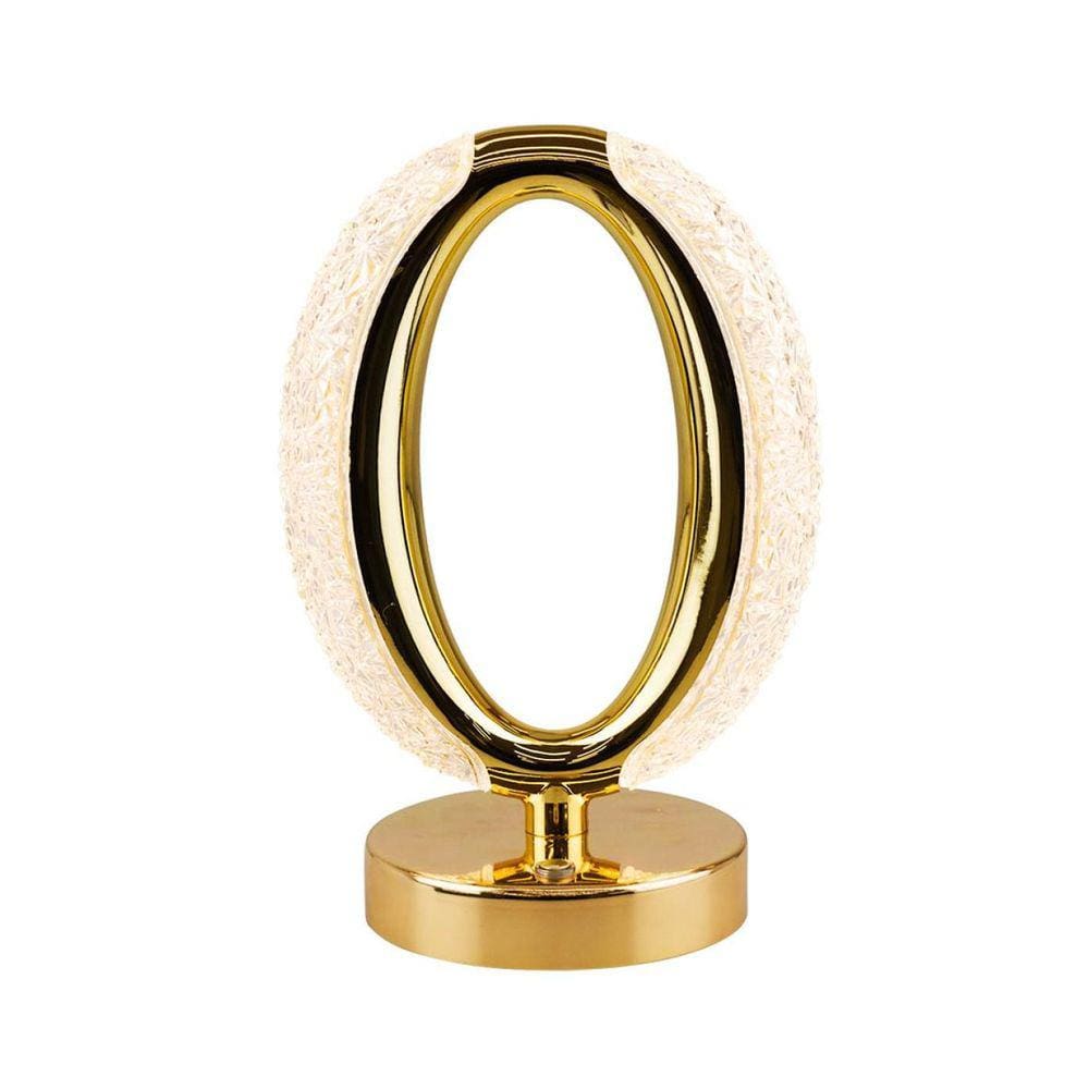 Luminária Oval LED 20cm 3 Tons Luzes Autonomia 12h USB