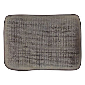 Conjunto com 4 Travessas Retangular Pequena Juta Tourmaline 18x14cm - Porto Brasil