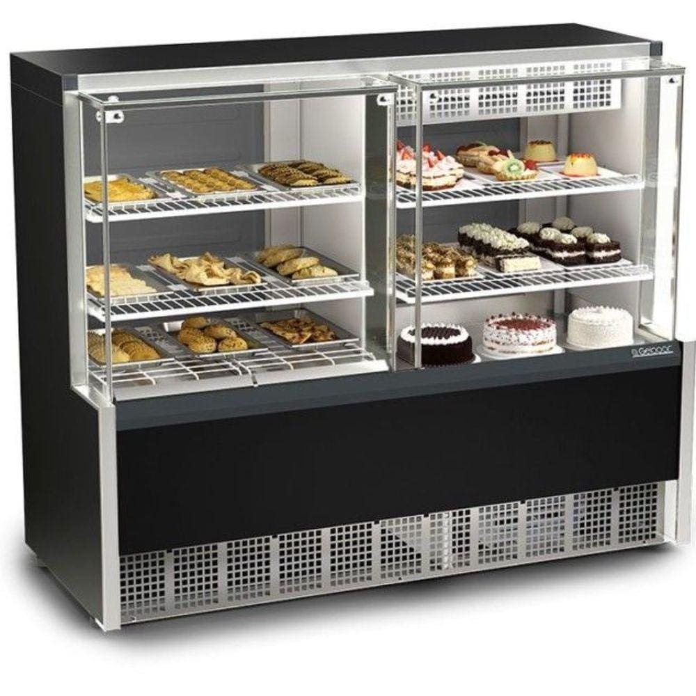 Vitrine Quente e Fria Aurora Evaporador GQEA140R Gelopar