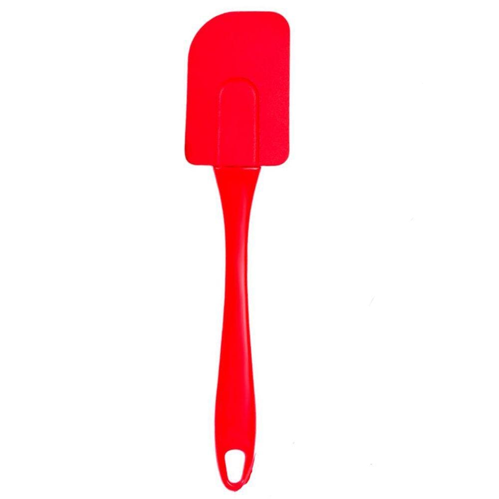 Espátula Silicone Vermelha 19cm - Facilita Alimentos