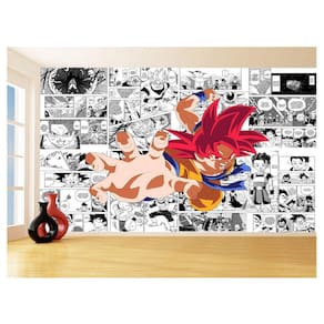 Papel De Parede Dragon Ball Goku Página Manga 3,5M Dbz661