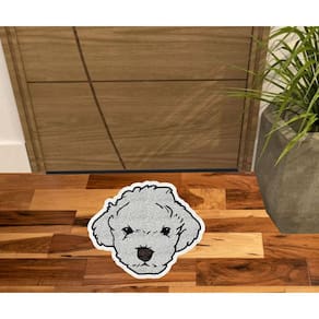 Tapete Cachorro Puldo, Formato De Pet, Tapetes Para Decoração De Quarto Sala.