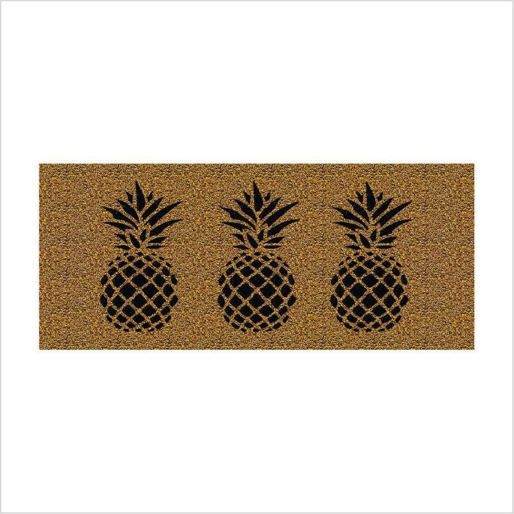 Tapete Capacho Abacaxi Medida Porta, Decoração, Cozinha, Sala, Quarto.