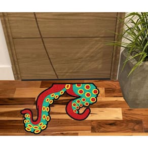 Tapete Tentáculos Polvo, Para Porta, Sala Quarto Banheiro.