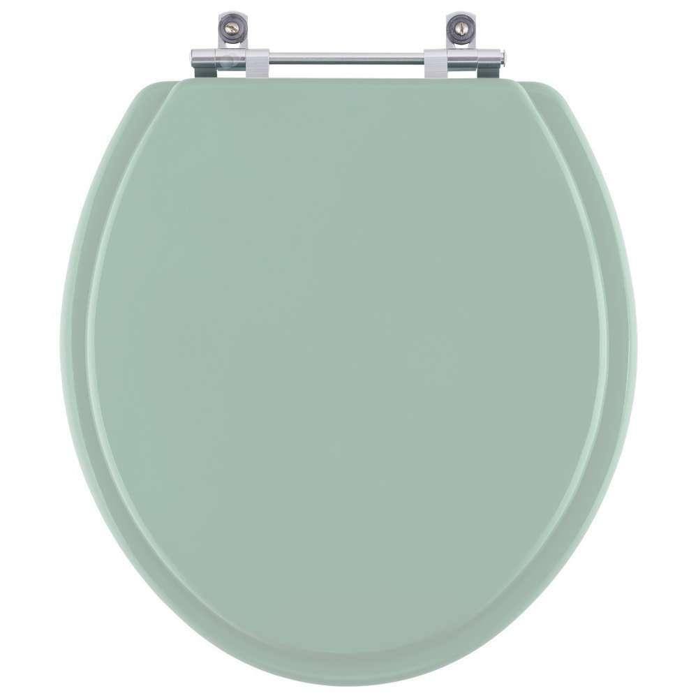 Assento Sanitario Poliester Convencional Oval Verde Claro para vaso Icasa