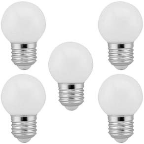 5 Lâmpadas Led Bolinha Decorativa Orby 3W 110V (Branco Frio)
