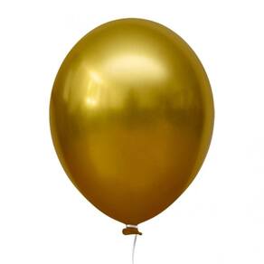 Balão 9 Alumínio Amarelo Mostarda Happy Day 25 Un